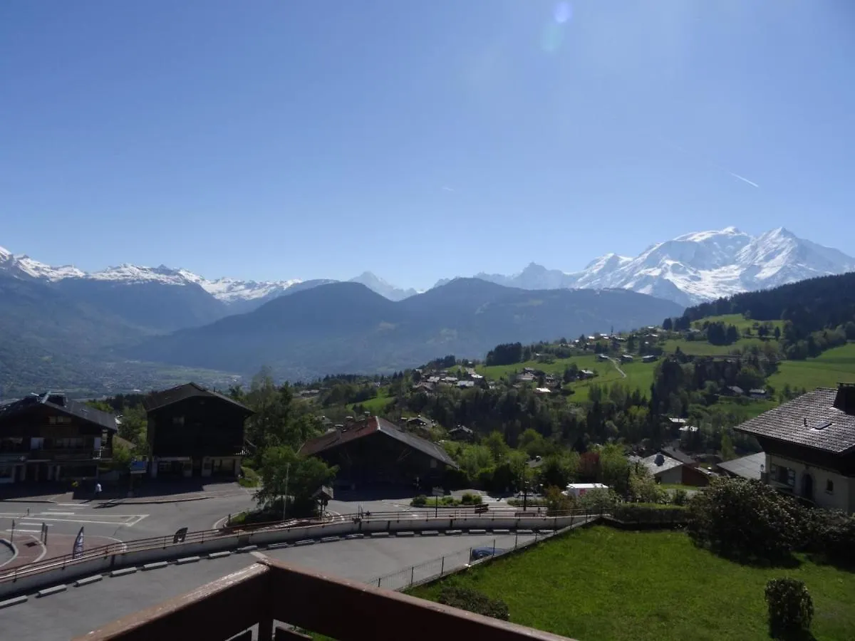 Charmant 2 Pieces Au Centre De Combloux Avec Vue Mont Blanc - Fr-1-560-9